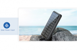 Solar Mobile Power Bank 10000mAh, Solar Charger for Outdoor Activities Camping Hiking Cycling, charging for iPad, iPhone, other digital products