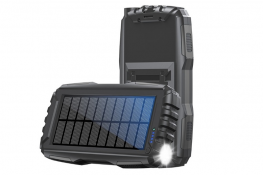 20000mAh Solar Panel Mobile Power bank, Solar Charger, IP55, with Type-C, Dual USB output ports